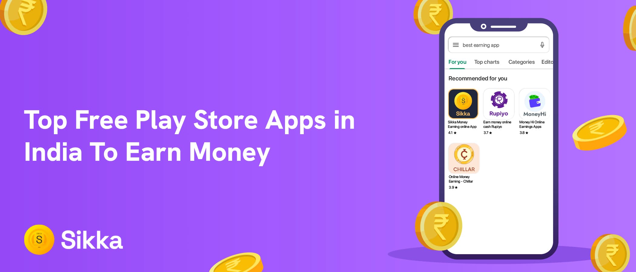 Top Free Play Store Apps in India To Earn Money Top Free Play Store Apps in India To Earn Money